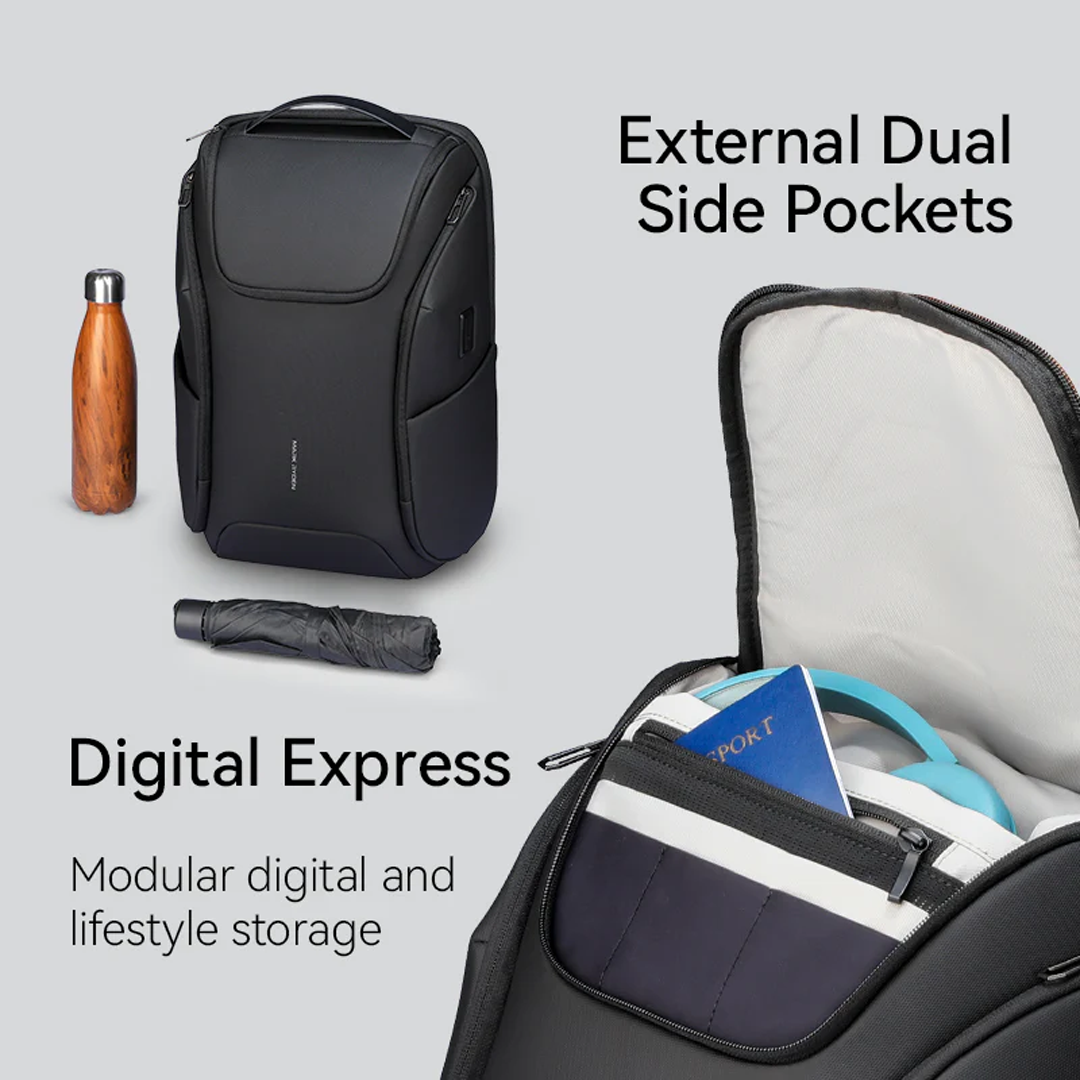 Mark Ryden MR9730 Backpack Bag - Tas Ransel Laptop 15.6" - BLACK
