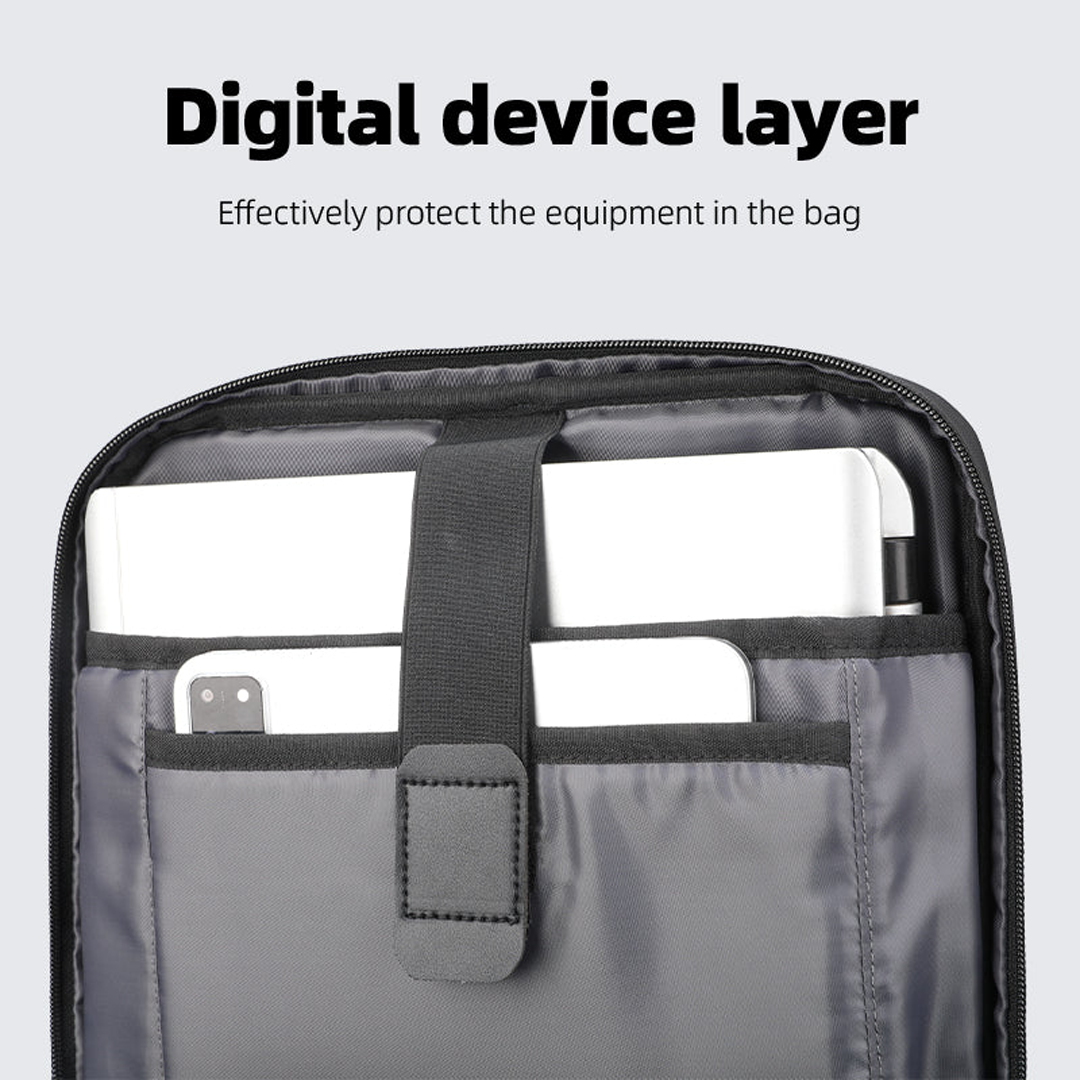 Mark Ryden MR6033 Backpack Bag - Tas Ransel Laptop 15.6" - BLACK