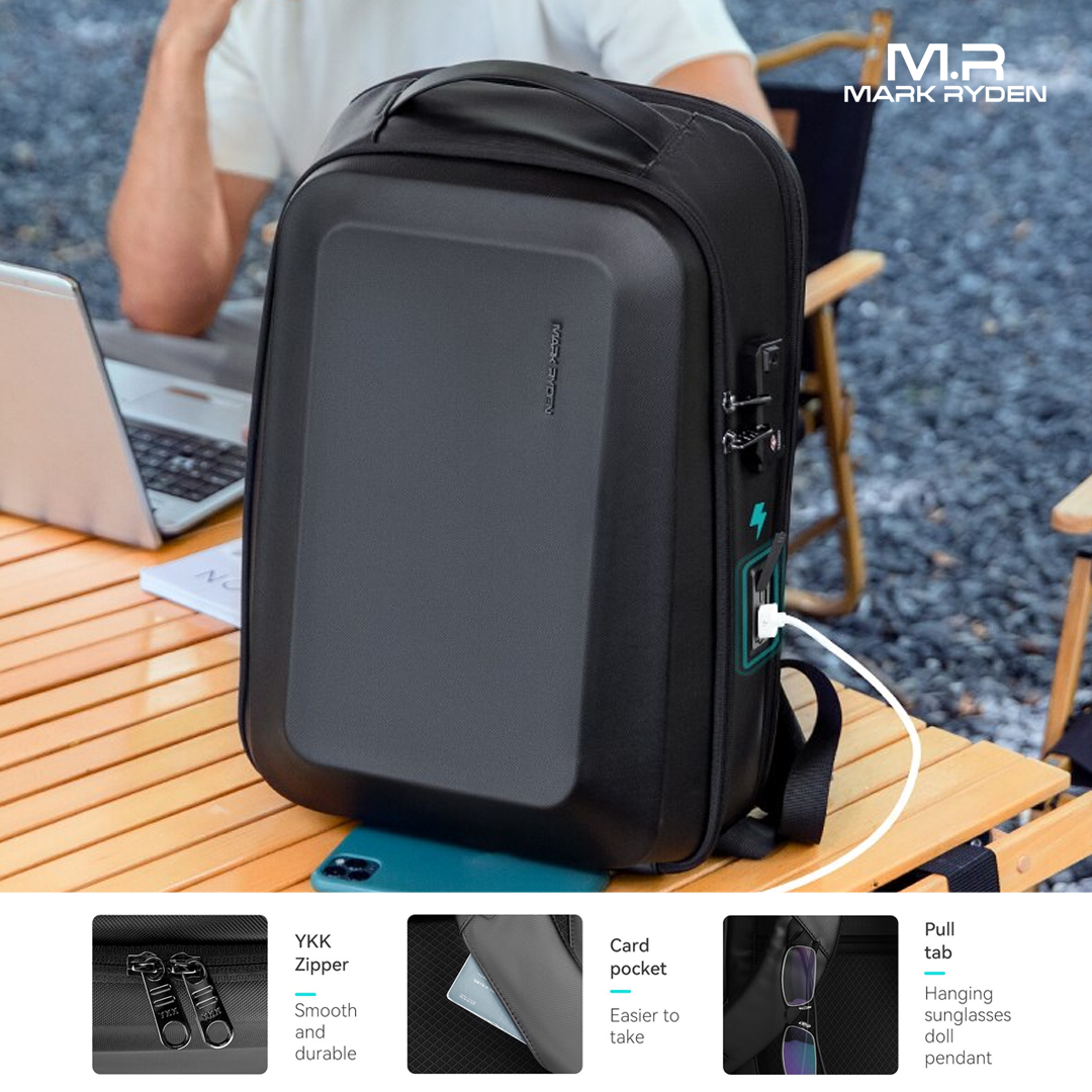 MARK RYDEN MR2958KR Backpack Bag USB Laptop 15.6"