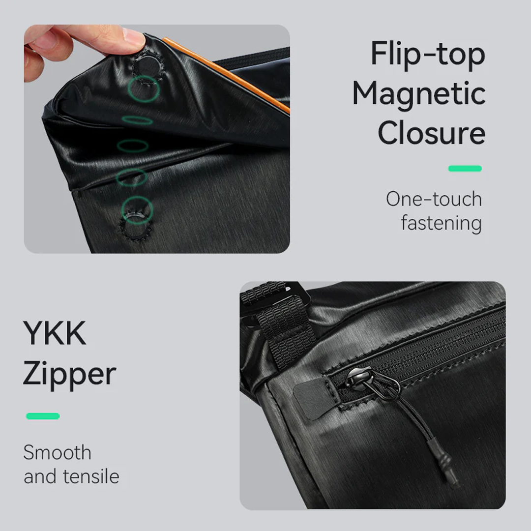 Mark Ryden MR468 Crossbody Bag - Tas Selempang Sling - BLACK