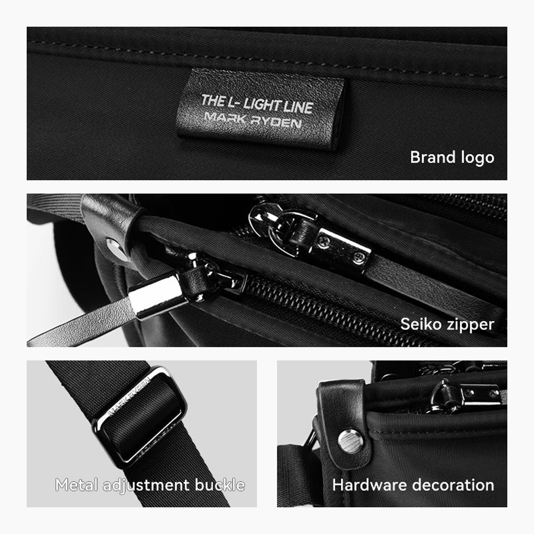 Mark Ryden MR422 Crossbody Bag - Tas Selempang Sling - BLACK