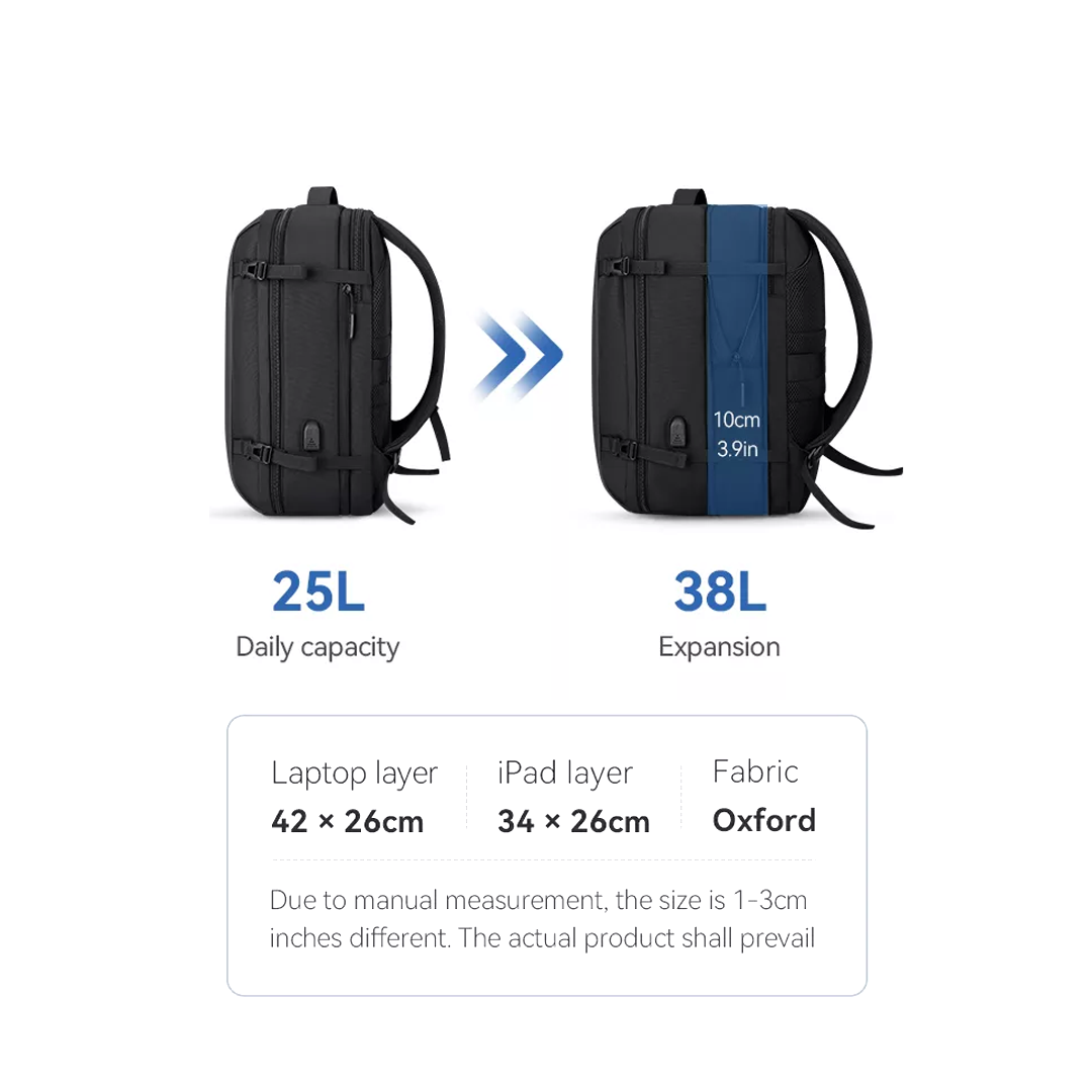 MARK RYDEN MR1930SJ Backpack Bag - USB Laptop 15.6"