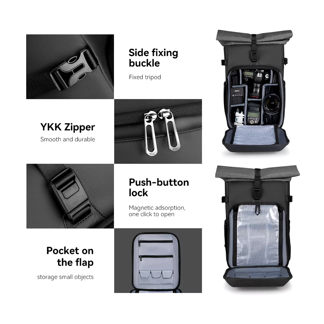 MARK RYDEN MR2913 Camera Backpack Bag 30L