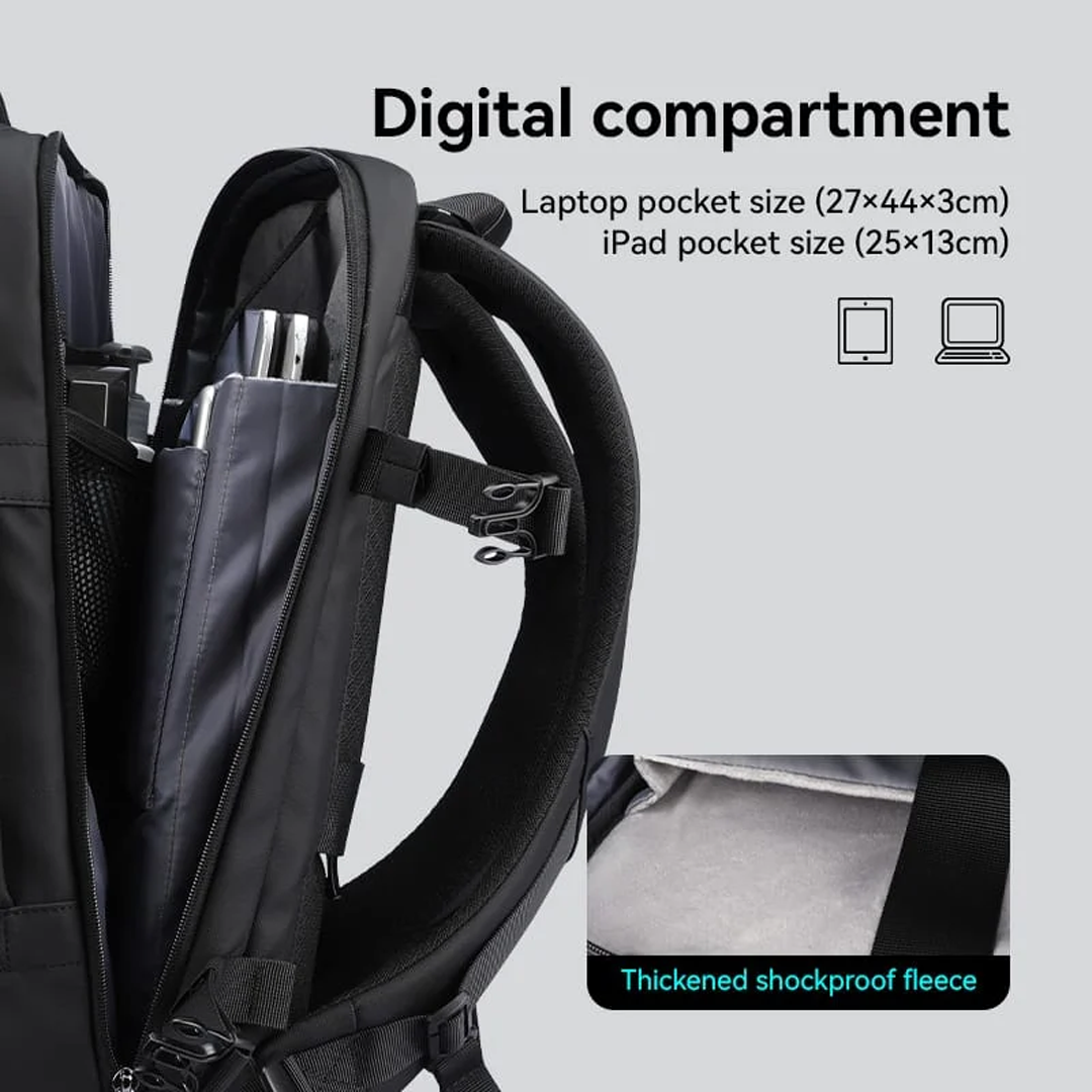 Mark Ryden MR9299YKKQM + CQB Backpack Bag + Vacuum Compression - Tas Ransel Laptop 17"
