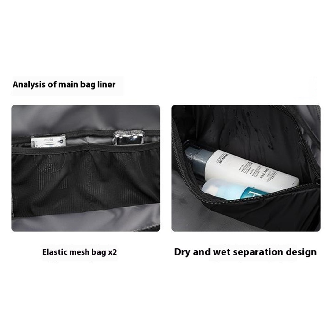 Mark Ryden MR5045 Travel Bag Duffle Luggage - Tas Travel - BLACK