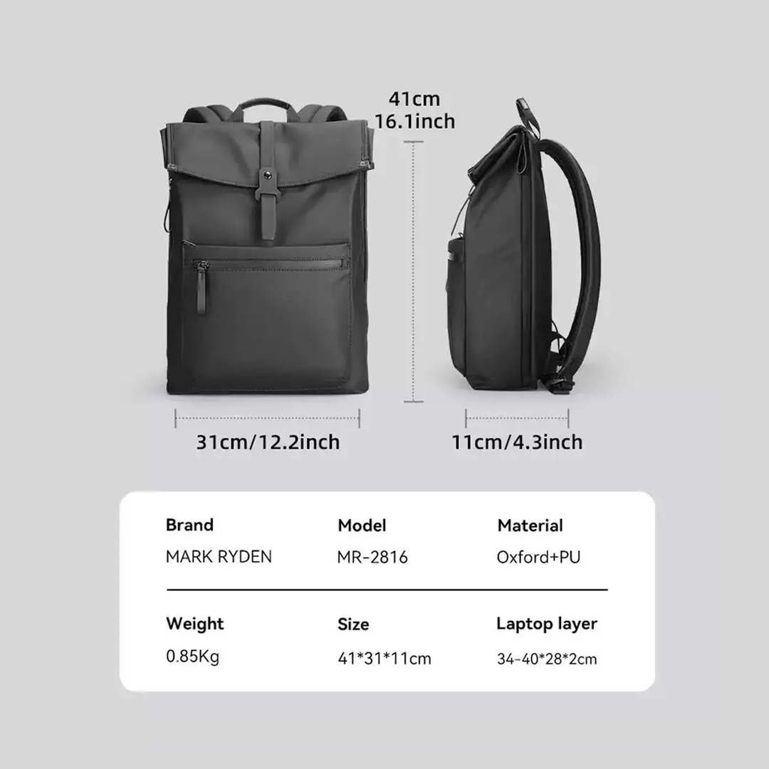 Mark Ryden MR2816 Backpack Bag - Tas Ransel Laptop 15,6"