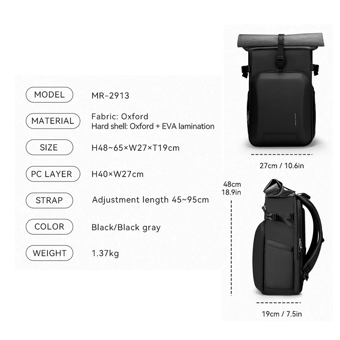 MARK RYDEN MR2913 Camera Backpack Bag 30L
