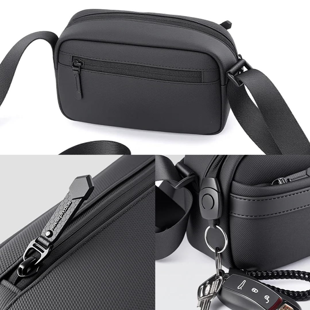 Mark Ryden MR261 Crossbody Bag - Tas Selempang Sling - BLACK