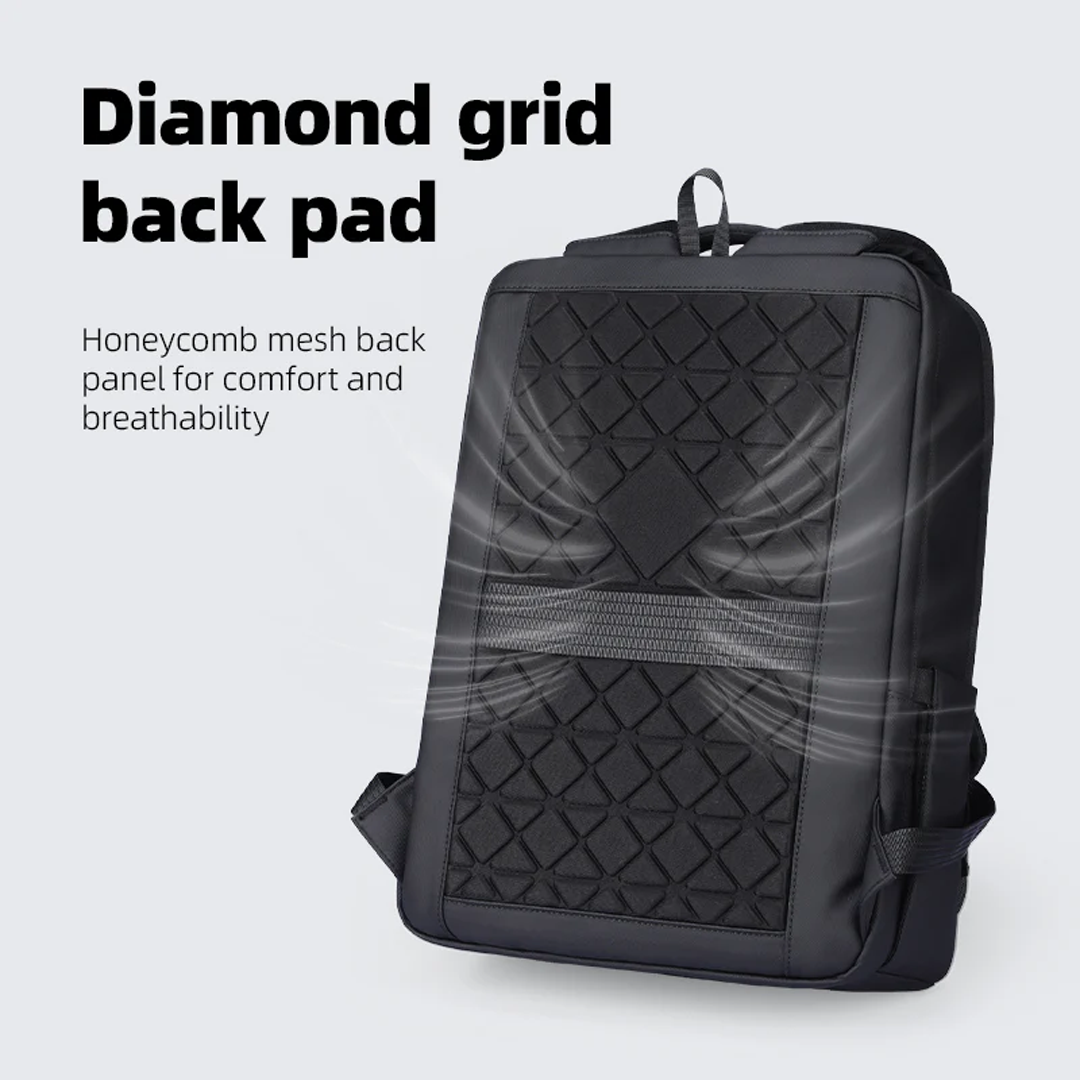 Mark Ryden MR6033 Backpack Bag - Tas Ransel Laptop 15.6" - BLACK