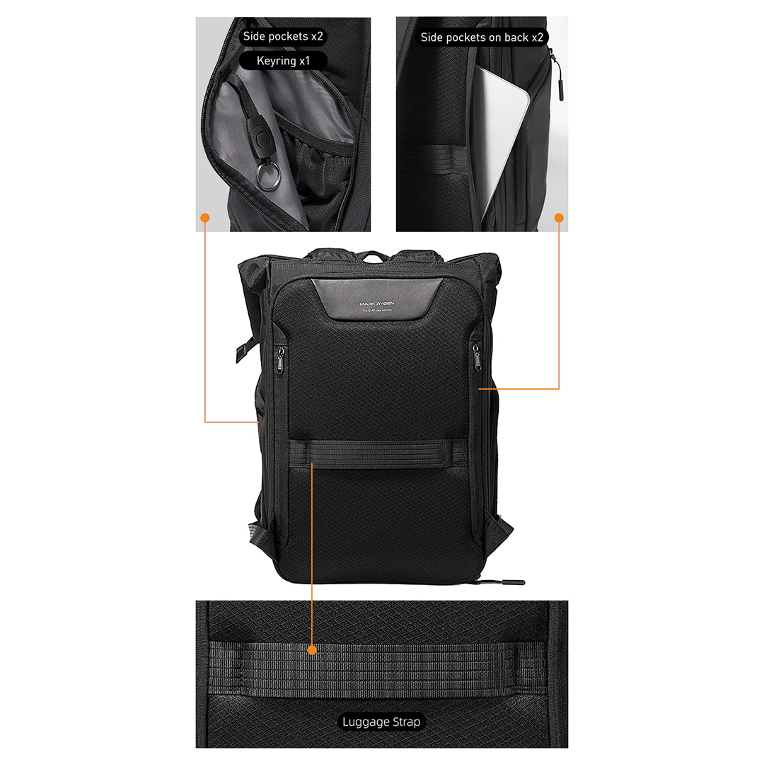 Mark Ryden MR2832 Backpack Bag USB - Tas Ransel Laptop 17.3"