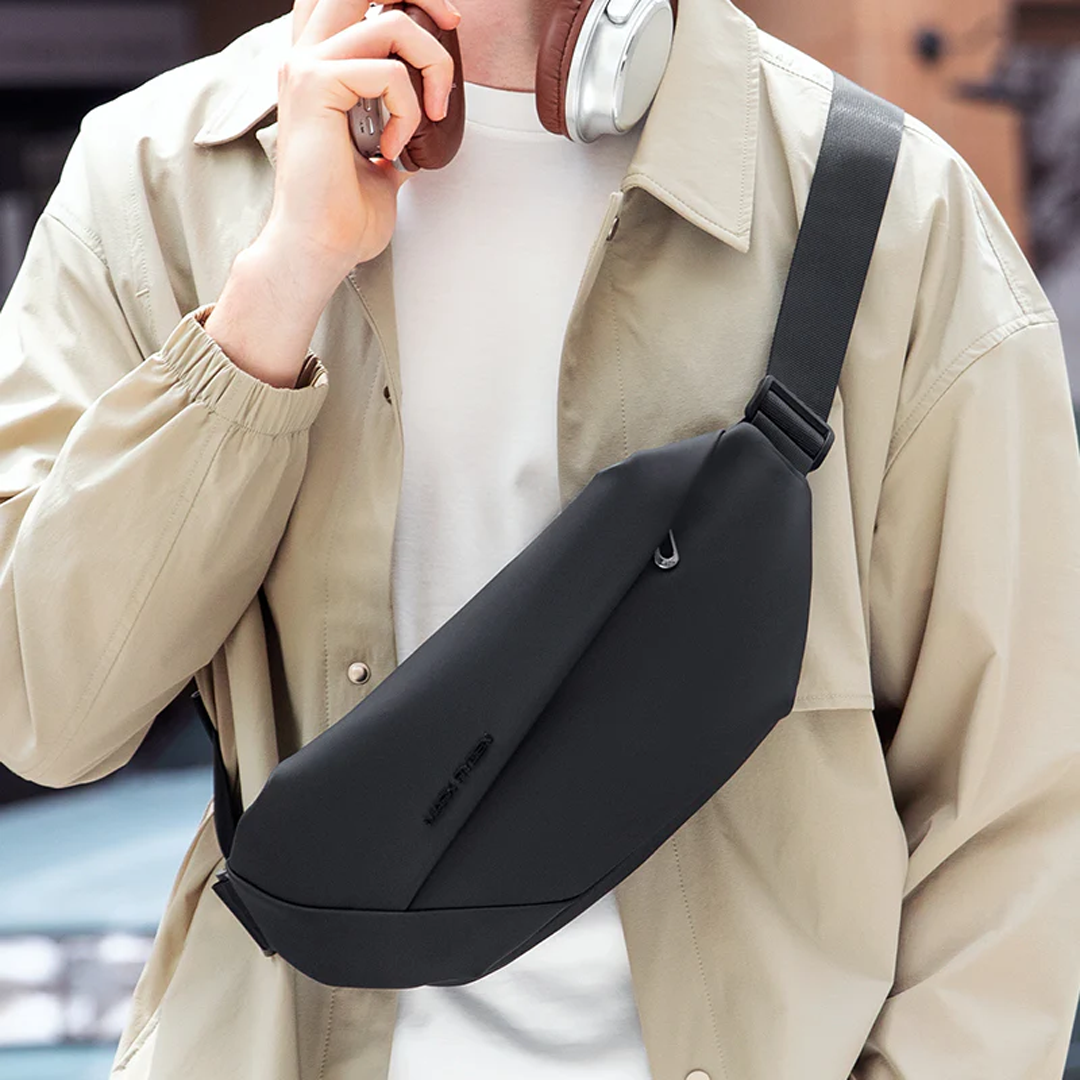 Mark Ryden MR512 Crossbody Bag - Tas Selempang Sling - BLACK
