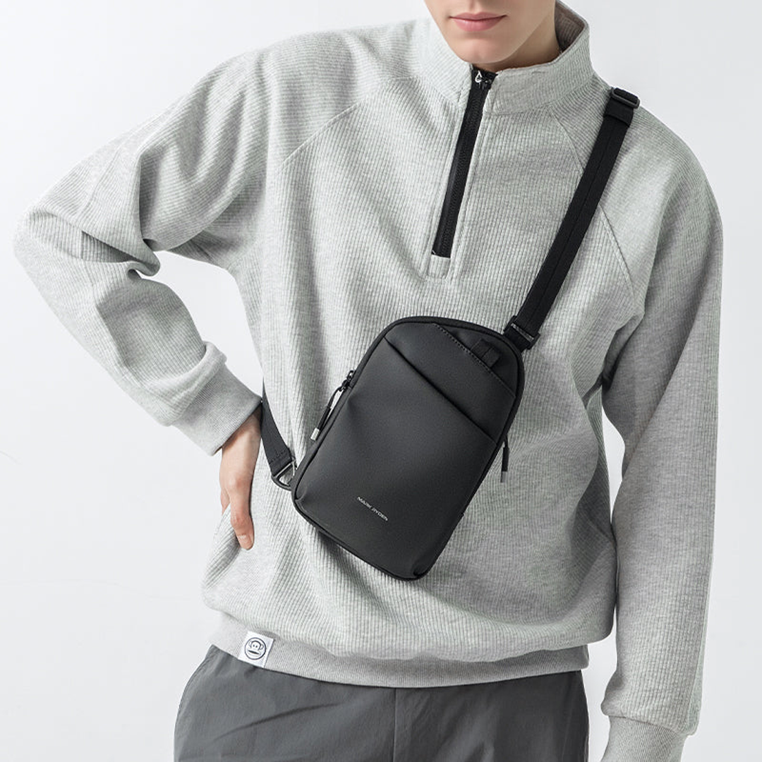 Mark Ryden MR732 Crossbody Bag - Tas Selempang Sling - BLACK