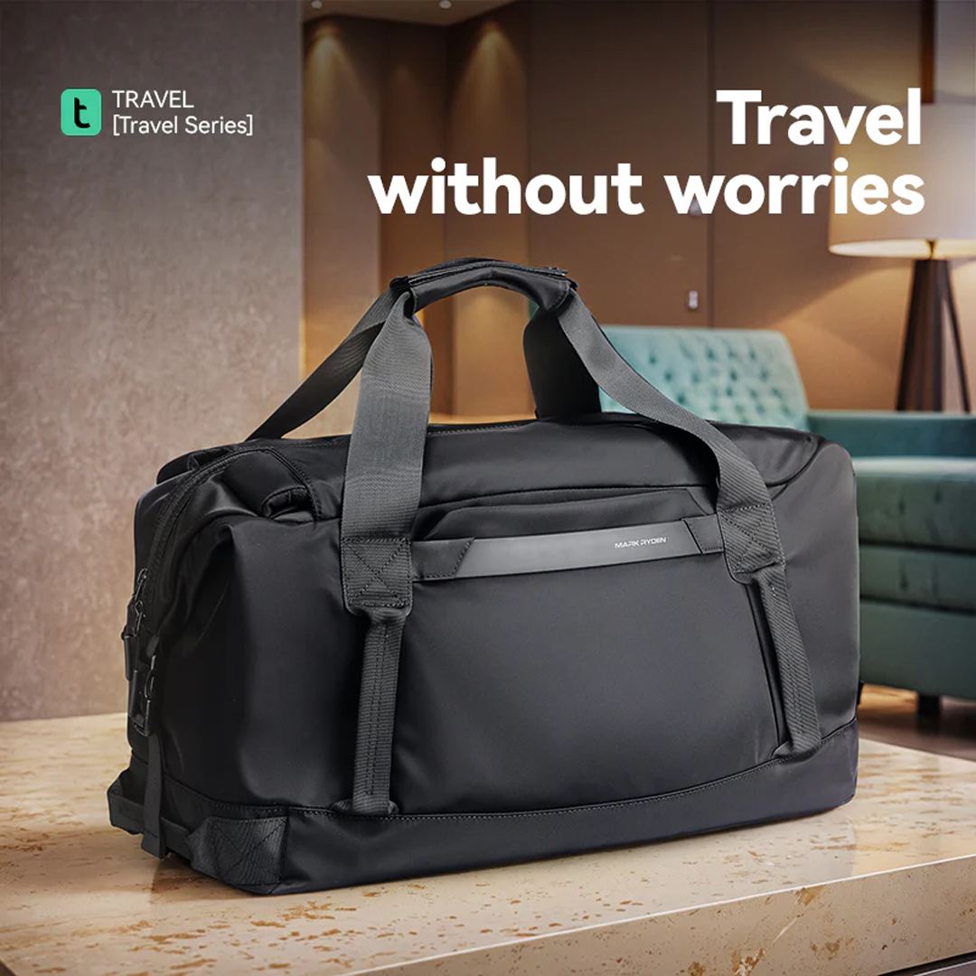 Mark Ryden MR5045 Travel Bag Duffle Luggage - Tas Travel - BLACK