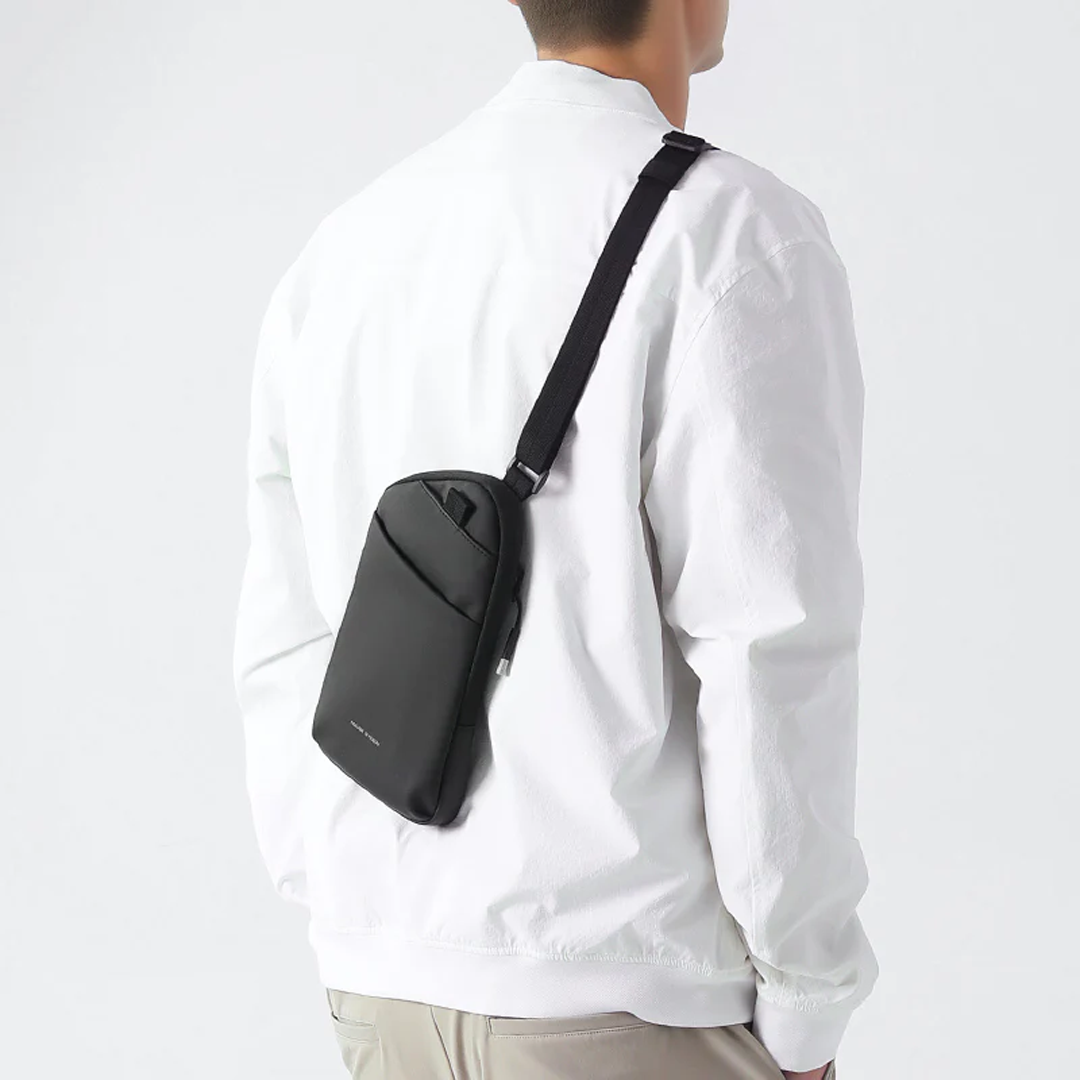 Mark Ryden MR732 Crossbody Bag - Tas Selempang Sling - BLACK
