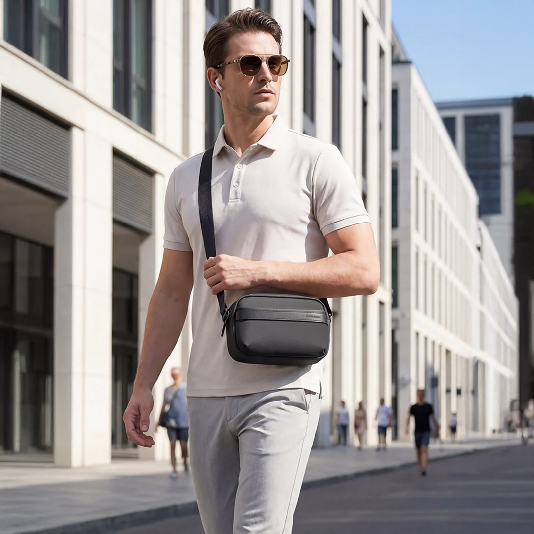 Mark Ryden MR261 Crossbody Bag - Tas Selempang Sling - BLACK