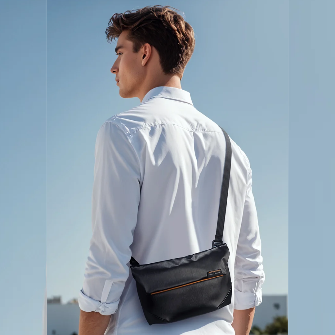 Mark Ryden MR468 Crossbody Bag - Tas Selempang Sling - BLACK