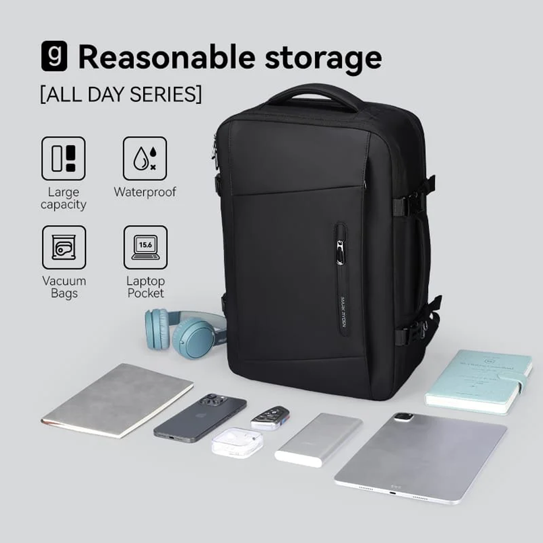 Mark Ryden MR9299YKKQM + CQB Backpack Bag + Vacuum Compression - Tas Ransel Laptop 17"