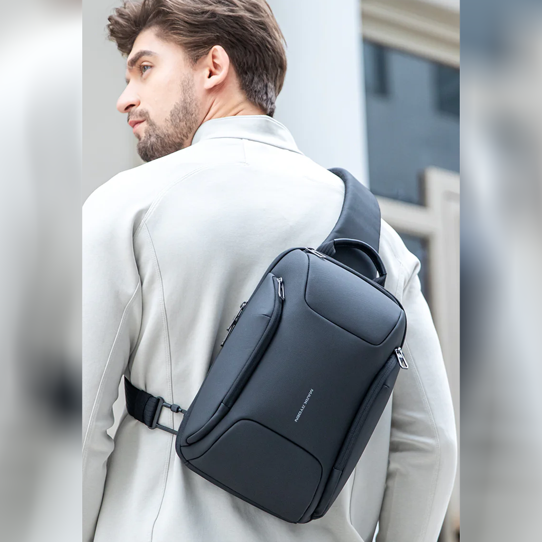 Mark Ryden MR7730 Crossbody Bag - Tas Selempang Sling - BLACK