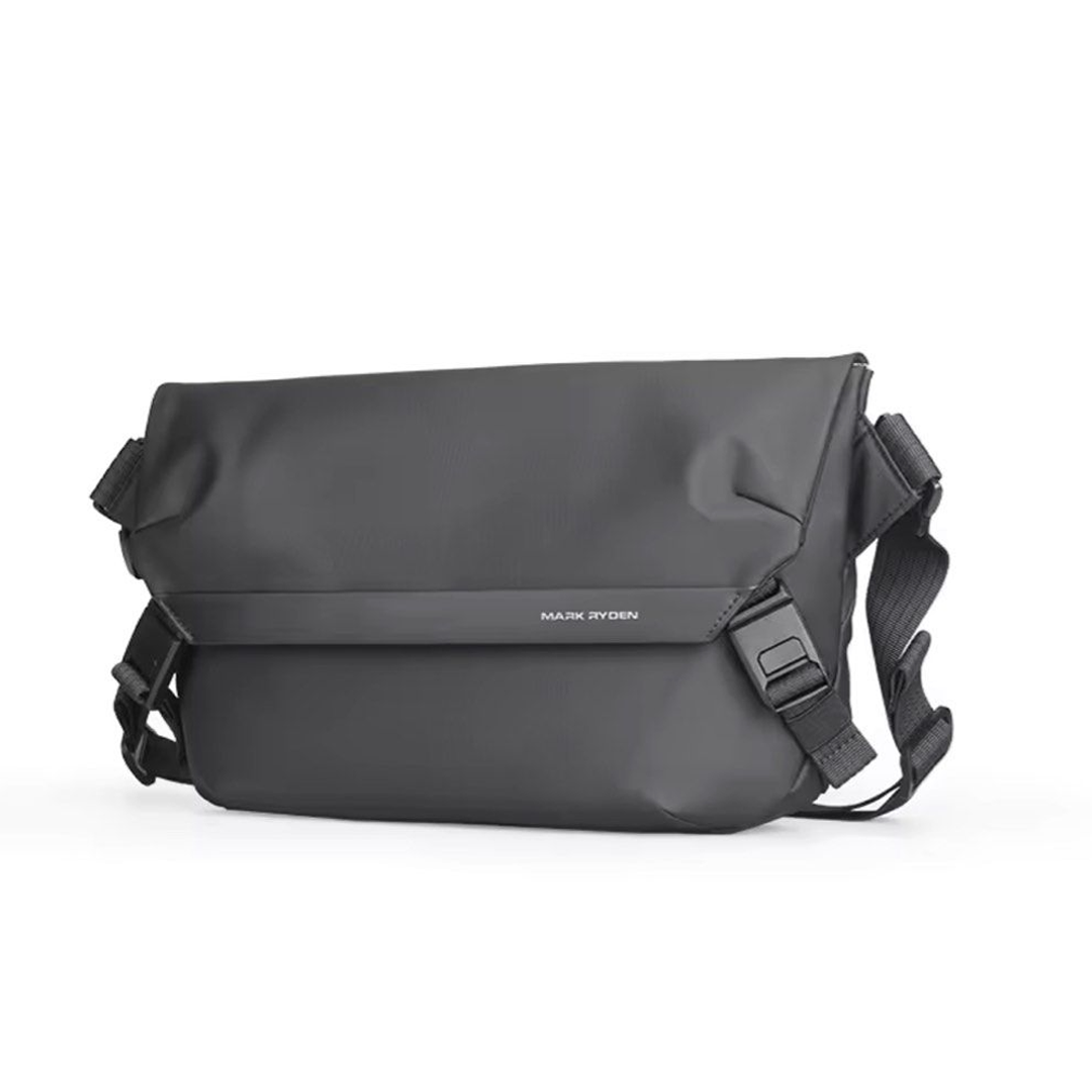 MARK RYDEN Lichte schoudertas voor heren, elegante messengertas, meerkleurig, crossbody, voor Switch, Zwart MARK RYDEN Lichte schoudertas voor heren, elegante messengertas, meerkleurig, crossbody, voor Switch, Zwart