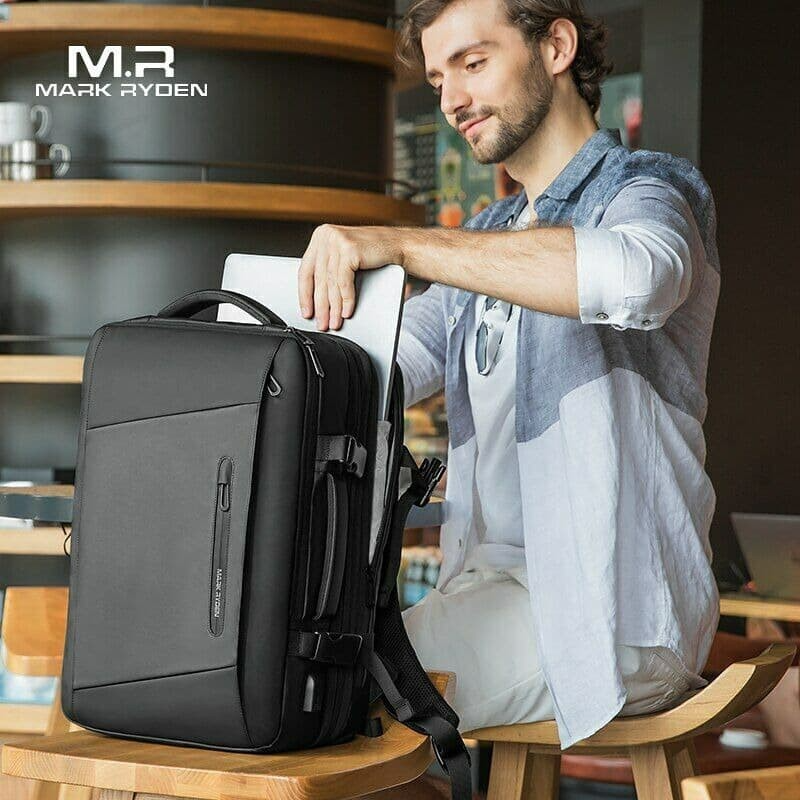 Mark Ryden MR9299YY Backpack Bag USB Laptop 17" - BLACK